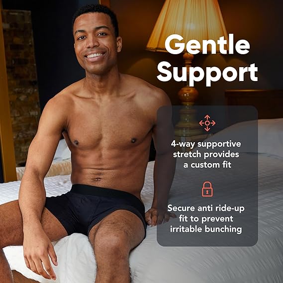 Men's Tagless Comfort Boxer Shorts - 5 Pairs