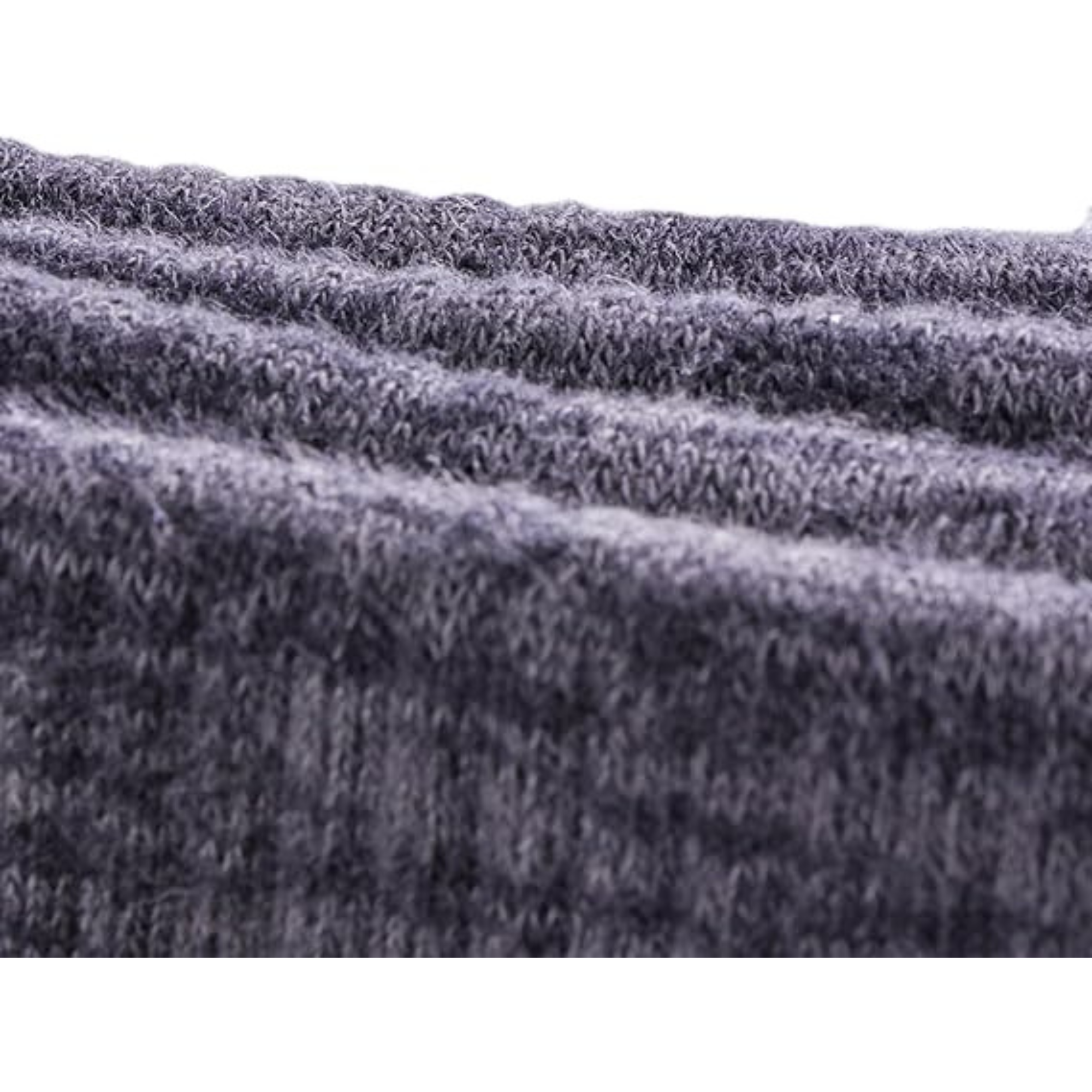 Men's Sports Socks Moisture Wicking 5 Pairs - Black/Grey