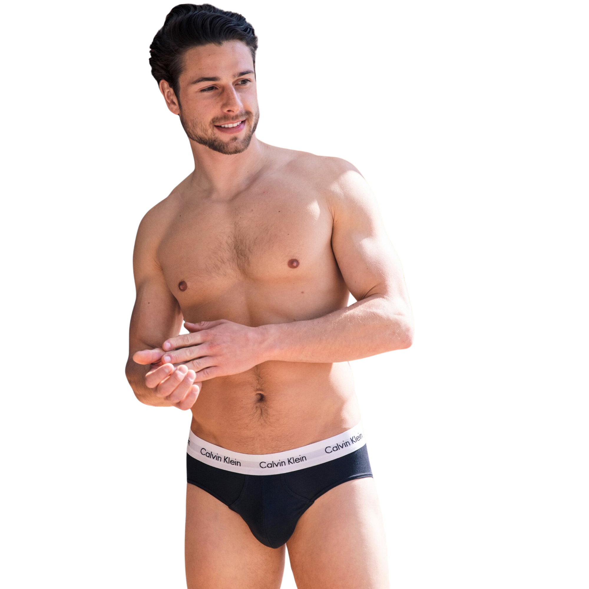 Calvin Klein - Men's Cotton Stretch Hip Briefs 3-Pack