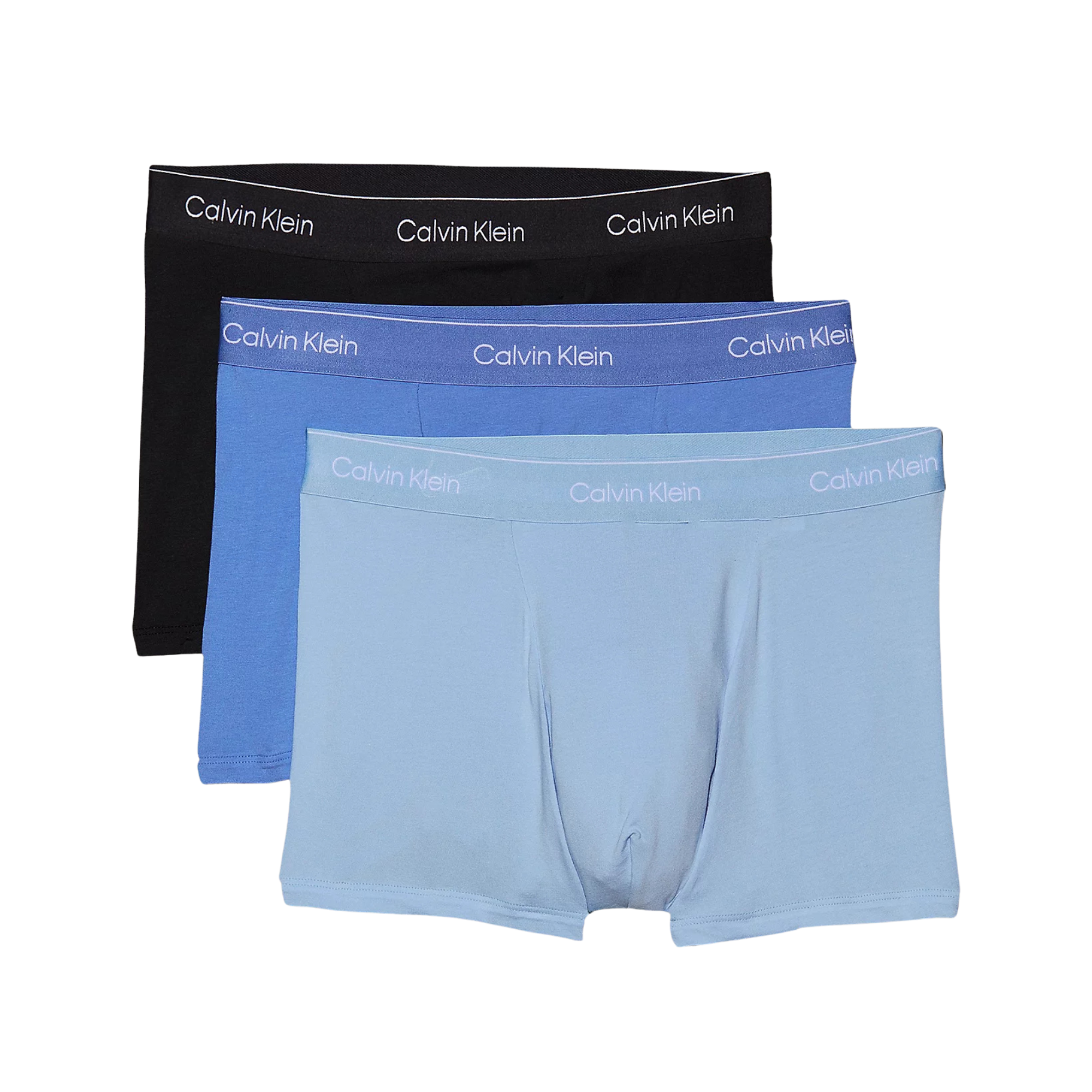 Calvin Klein - 3 Pack Relaxed Dart Trunks - Icon Cotton Stretch