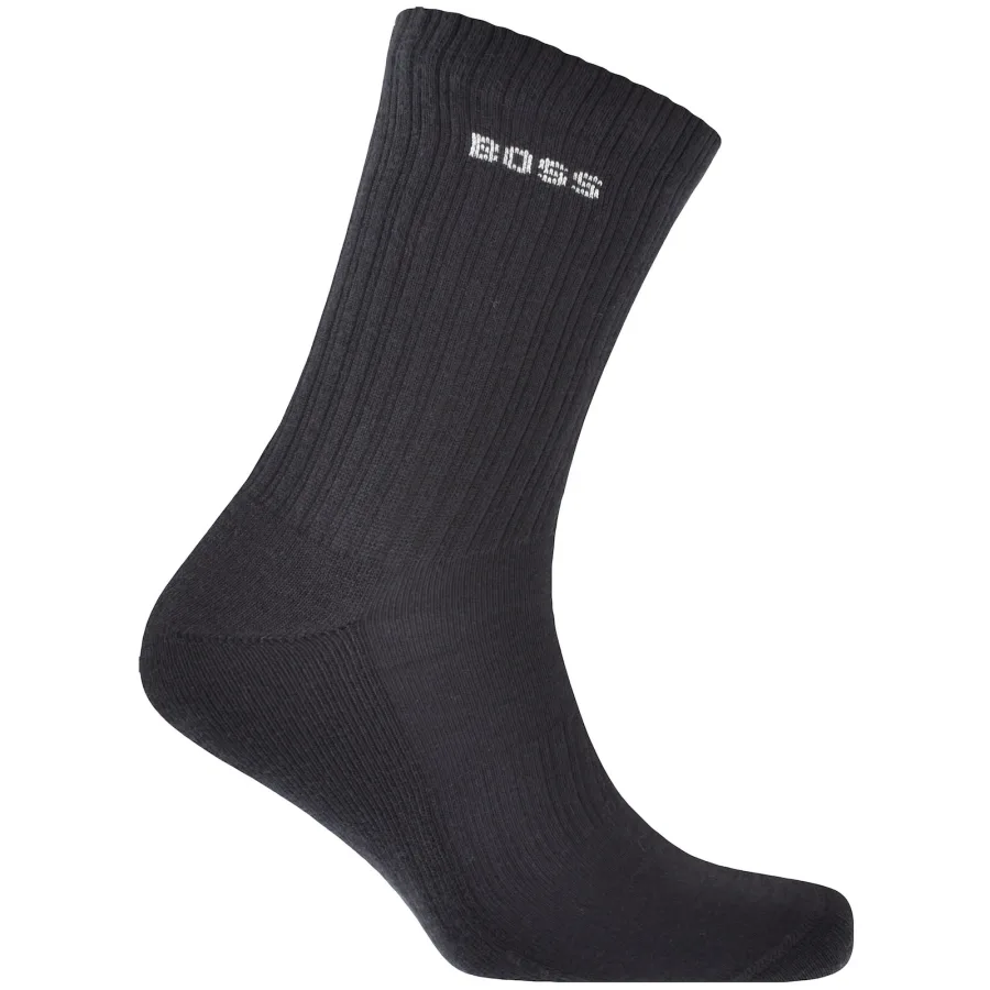 BOSS 3 Pack Logo Quarter Socks