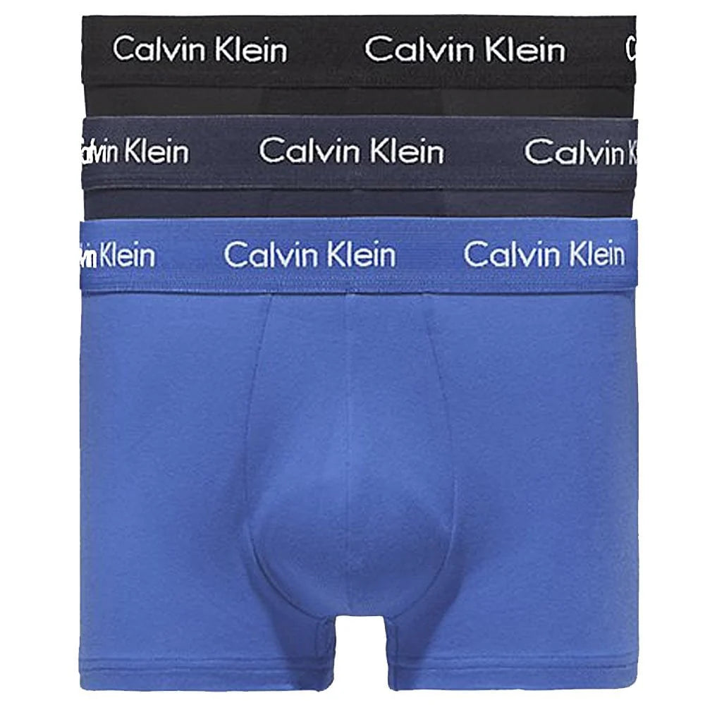 Men's Calvin Klein Underwear 3 Pack Low Rise - Black/Blue/Navy