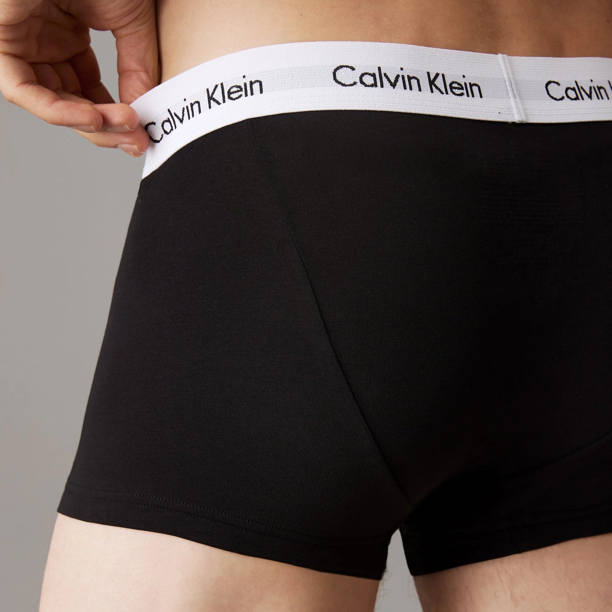 Men's Calvin Klein Underwear 3 Pack Low Rise - Black3