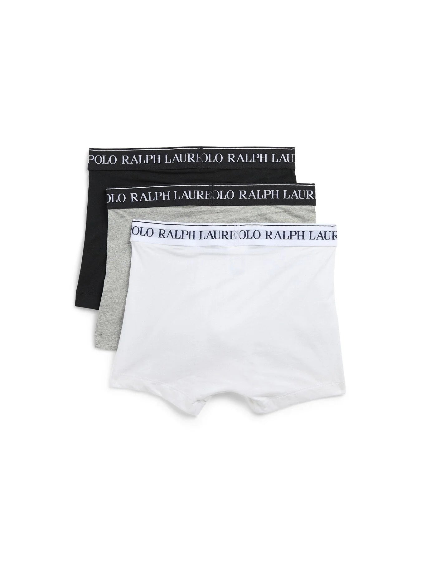 Polo Ralph Lauren Classic Boxer Trunks 3-Pack - White/ Grey Heather/Black