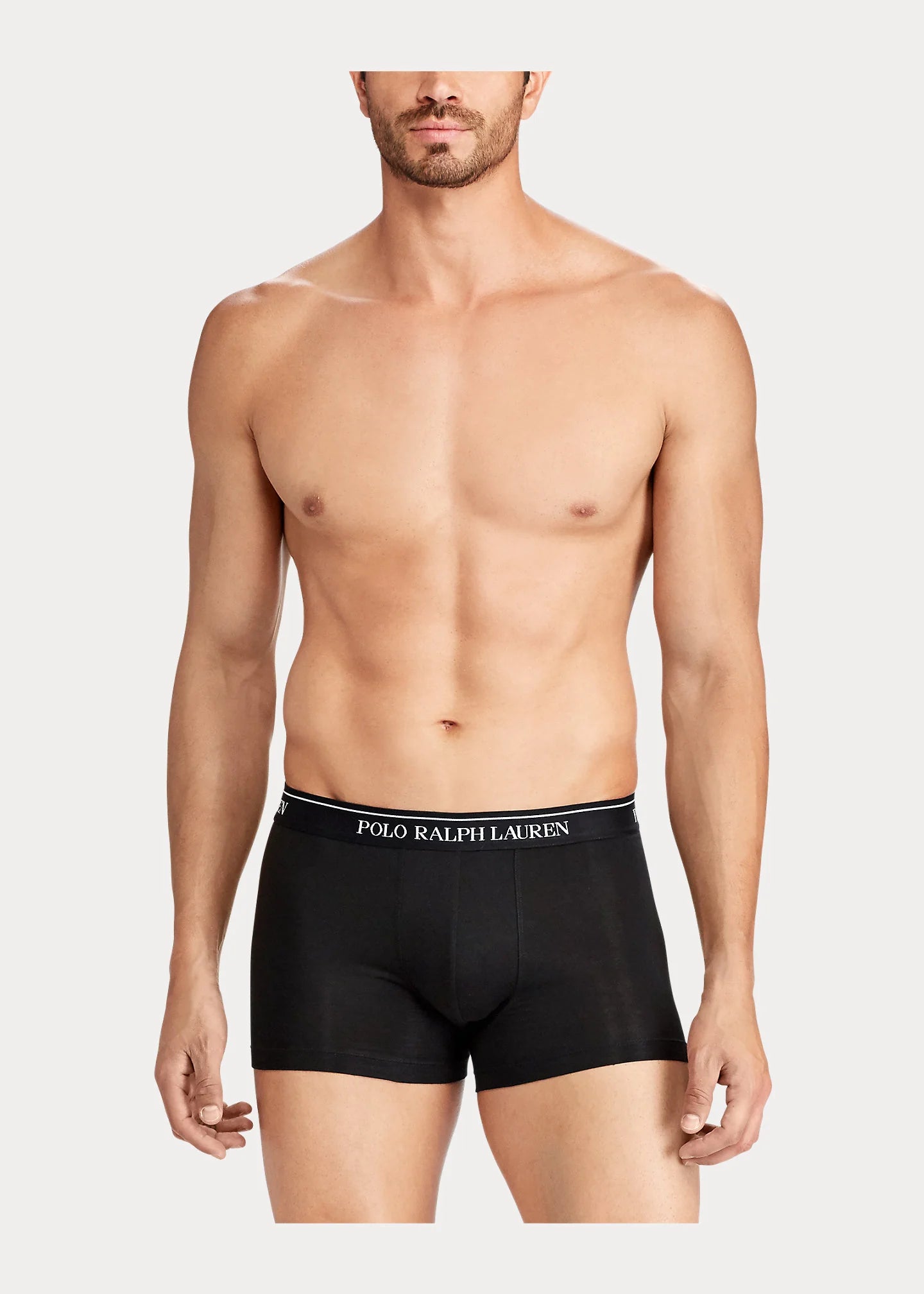 Polo Ralph Lauren Classic Boxer Trunks 3-Pack - White/ Grey Heather/Black