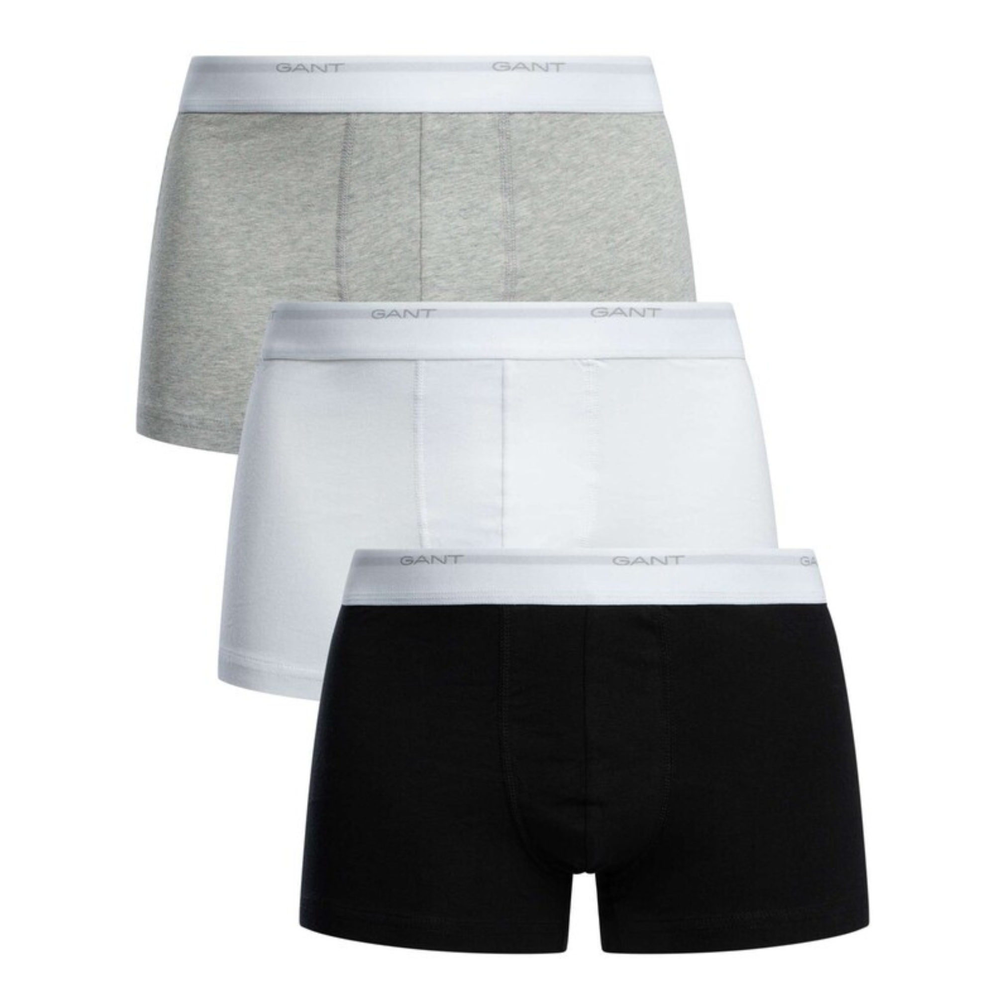 GANT 3 Pack Core Trunks - Black/White/Grey