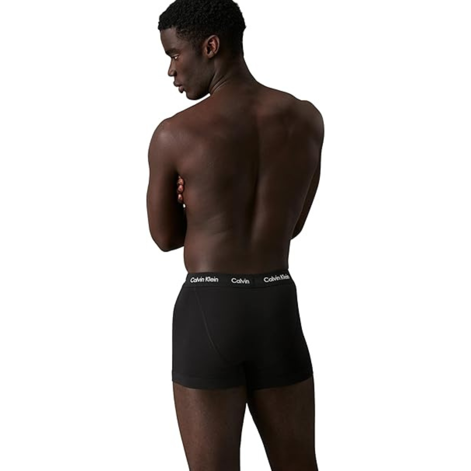 Calvin Klein - Men Boxer Short Trunks Stretch Cotton Pack of 5 - Black/Black