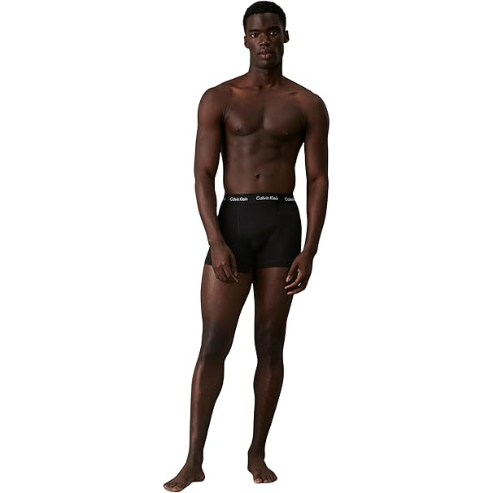 Calvin Klein - Men Boxer Short Trunks Stretch Cotton Pack of 5 - Black/Black
