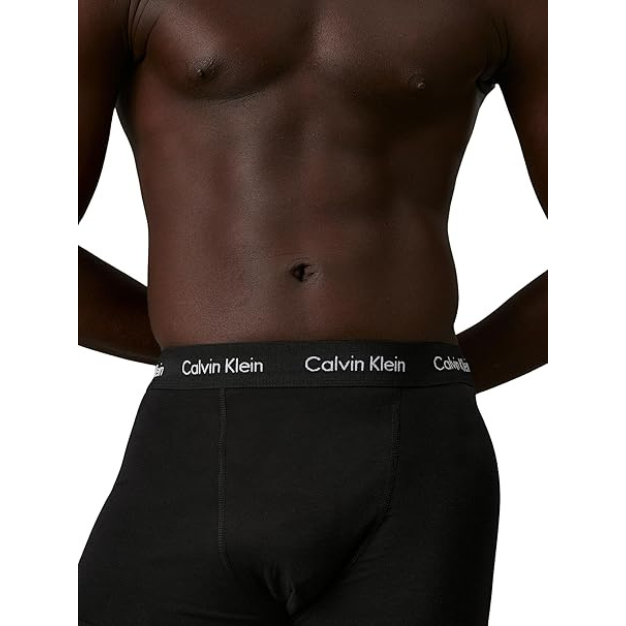 Calvin Klein - Men Boxer Short Trunks Stretch Cotton Pack of 5 - Black/Black