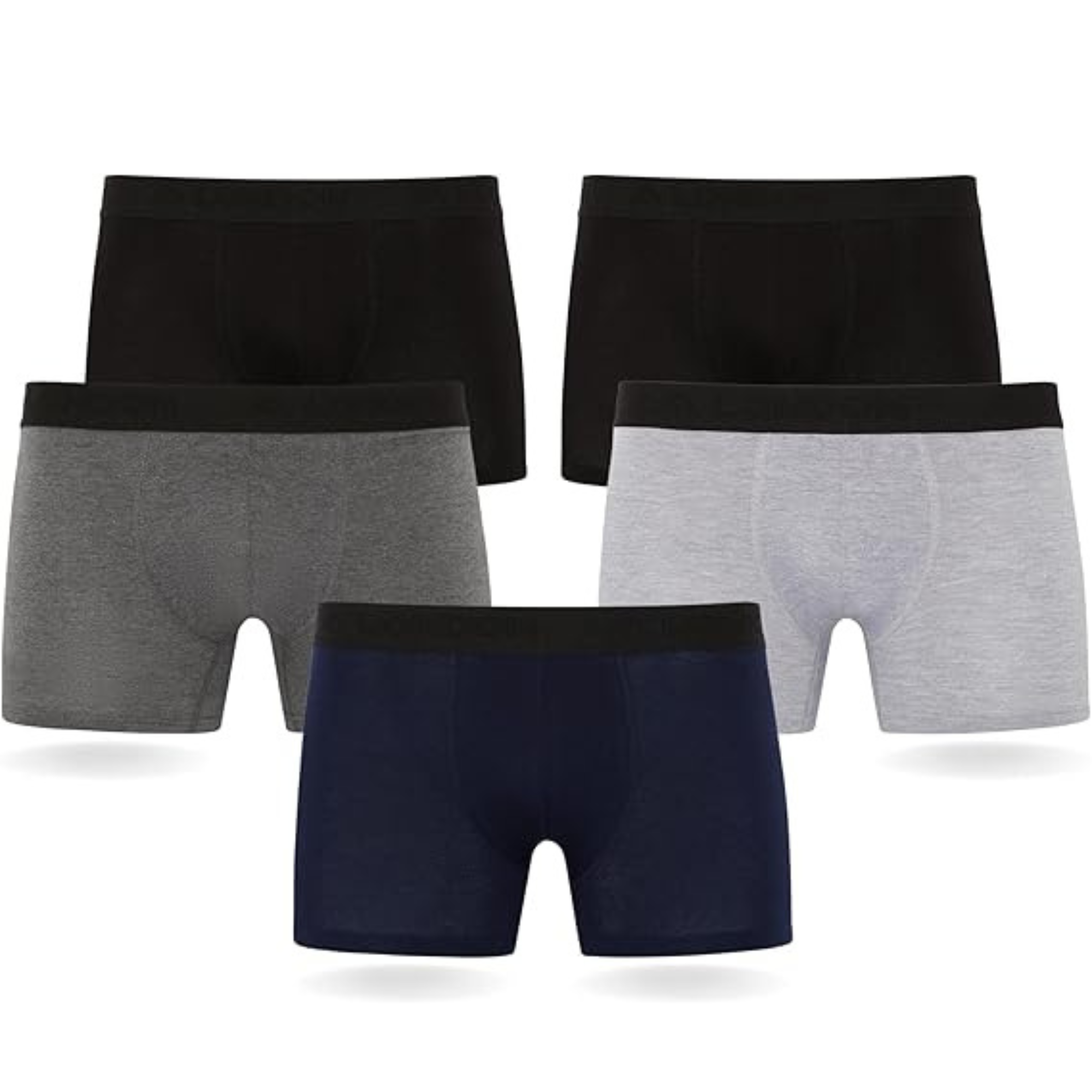Men's Tagless Comfort Boxer Shorts - 5 Pairs