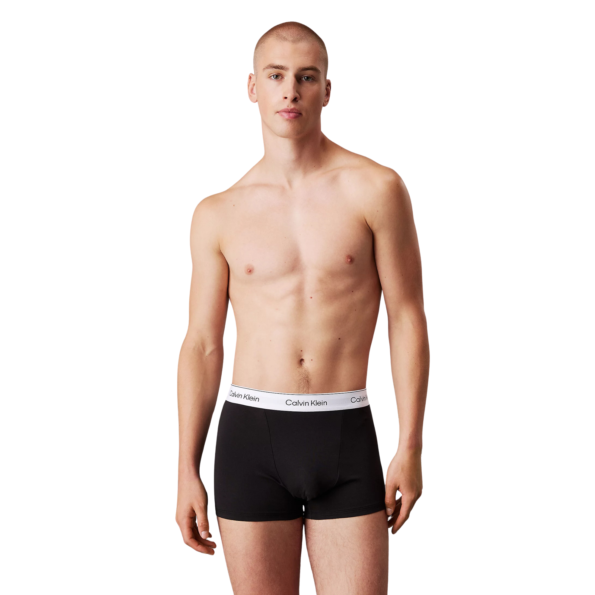 Calvin Klein - 3 Pack Relaxed Dart Trunks - Icon Cotton Stretch