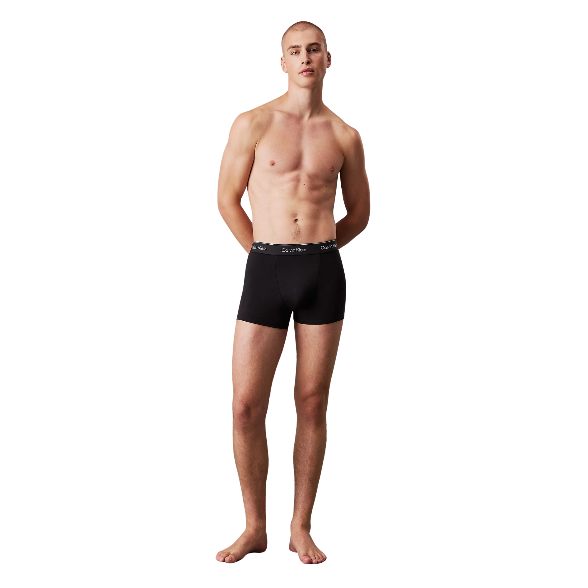 Calvin Klein - 3 Pack Relaxed Dart Trunks - Icon Cotton Stretch
