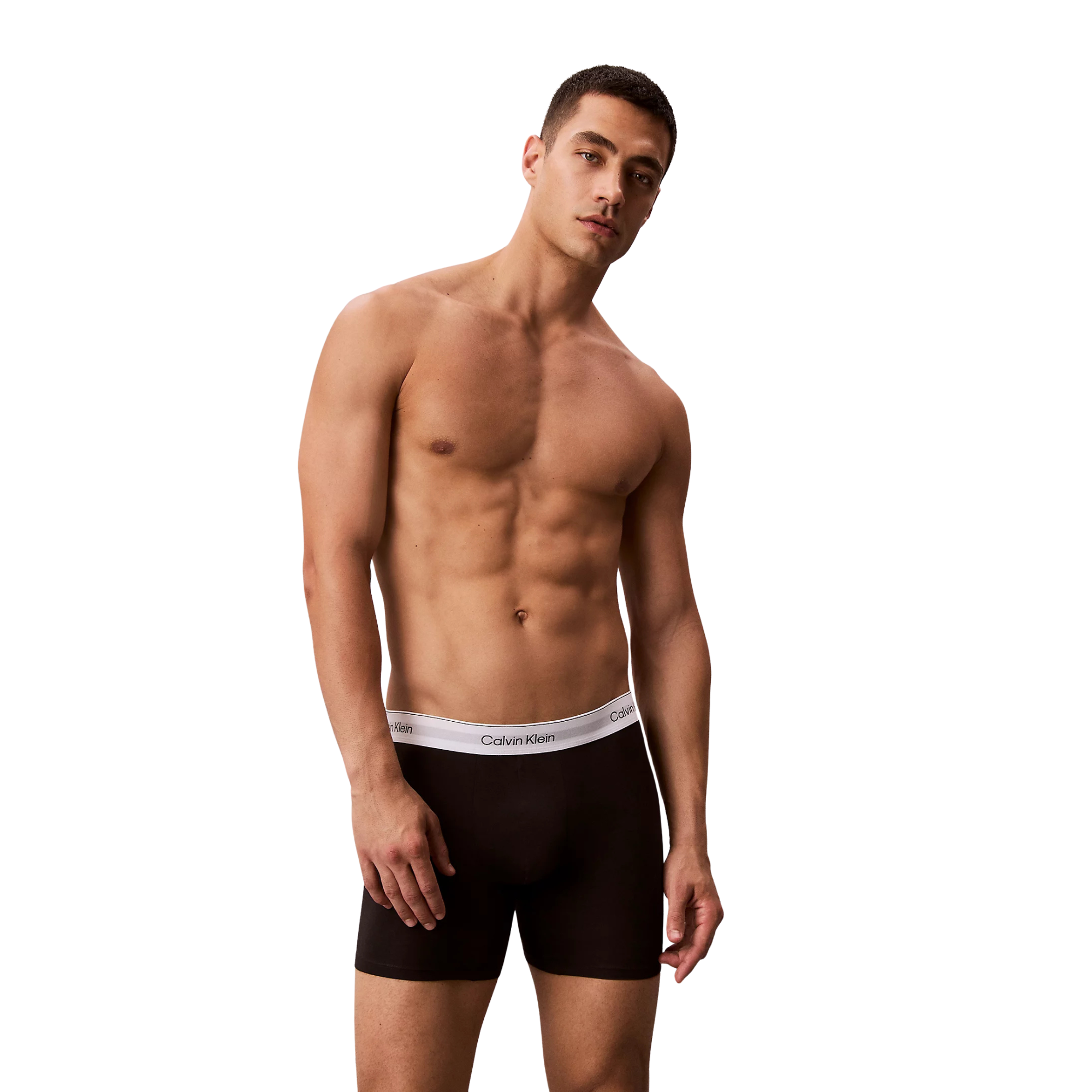 Calvin Klein - 3 Pack Boxer Briefs Icon Cotton Stretch - Black