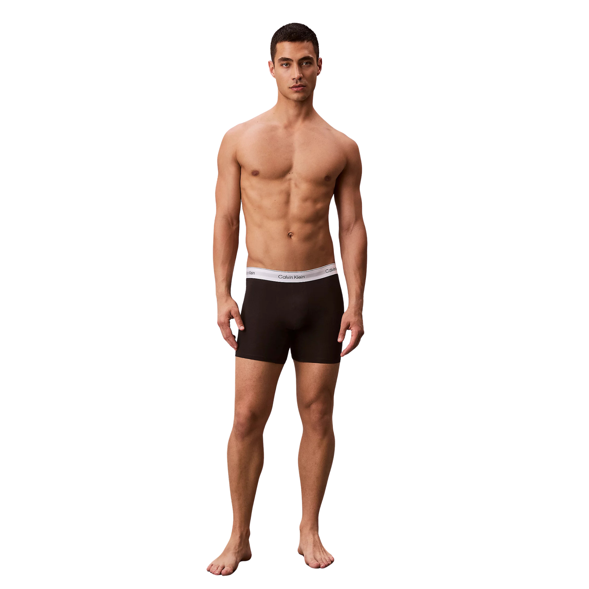 Calvin Klein - 3 Pack Boxer Briefs Icon Cotton Stretch - Black